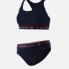 Ensemble culotte brassière en coton - Tapageuse Rieuse Marine - bleu - 4
