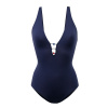 One-piece polyamide swimsuit - blue - 1