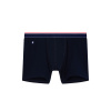 Long cotton boxer shorts - blue - 1
