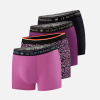 Lot de 4 boxers en coton - Boxers Gavotte Prune Fuchsia Prune Noir - violet - 1