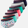 Pack Semainier Slip Redoutable Little Jungle Viola Neon Pink Marine Gris Chiné Caviar Lagon Blanc Mint - rose - 3