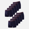 Lot de 10 boxers en coton - Pack 10 Boxers Redoutable Marine - bleu - 1