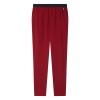 Bas de pyjama en coton - rouge - 7