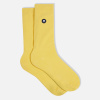 Chaussettes mi-hautes en coton - jaune - 22
