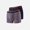 Lot de 2 boxers Cami Tournesol Marine en coton - Boxers Cami Tournesol Marine - jaune - 2