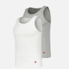 Pack Duo débardeurs Fulminant Gris Chiné Blanc - gris - 3