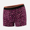 Boxer à fleurs prune en coton - Marius Hibiscus Prune - bleu - 5
