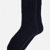 Mid-cut mohair socks - blue - 4