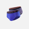 Lot de 2 slips en coton - Slips Eblouissant Gavotte Purple - bleu - 4