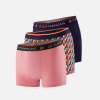 Pack Trio Boxer Redoutable Marine Rose Des Bois Marius Corbusier - bleu - 3