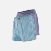 Lot de 2 caleçons en coton - Pack Duo Jacques Rayures Matelas Topaz Chambray - bleu - 1