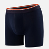Boxer long en coton - Michel Marine - bleu - 5