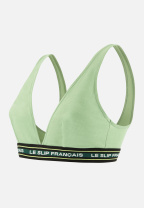 Soutien-gorge triangle vert en coton - Séduisante Vert Sauge - vert - 1