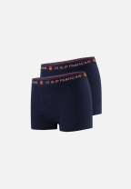 Lot de 2 culottes boxers femme en coton - Culottes Boxers Marine