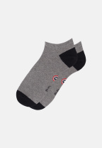 Chaussettes basses gris et noires - Tonnerre Gris Anthracite/Noir - gris - 3