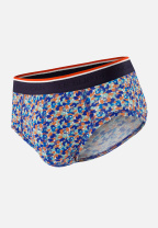 Slip bleu à motif confetti en coton - Terrible Confetti Bleu Nautique - bleu - 1