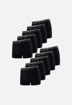 Lot de 10 boxers noir en coton - Boxers Noir