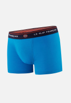 Boxer enfant bleu en coton - Petit Joseph Bleu Fluo - bleu - 1