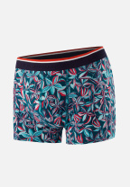 Boxer bleu à motif jasmin en coton - Marius Jasmin Bleu Canard - bleu - 2