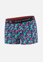 Boxer enfant vert à motif confetti en coton - Petit Joseph Confetti Vert D'Eau - vert - 3