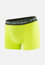 Boxer jaune en coton - Redoutable Jaune Anis - jaune - 1