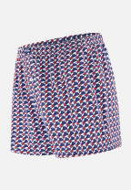 Caleçon à motif puzzle bleu acier en jersey de coton - Fredo Puzzle Bleu Acier - bleu - 3