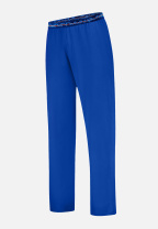 Bas de pyjama long homme bleu en coton - Indomptable Bleu Nautique - bleu - 1