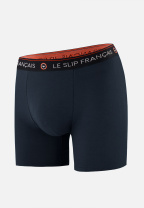 Boxer long marine en coton - Redoutable Long Marine Lsf - bleu - 1