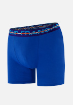 Boxer long bleu en coton - Redoutable Long Bleu Nautique - bleu - 2