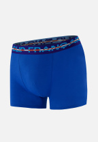 Boxer bleu en coton - Redoutable Bleu Nautique - bleu - 1