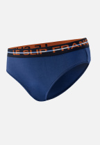 Culotte taille haute bleu en coton - Rieuse Bleu Acier - bleu - 3