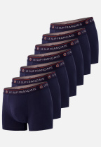 Lot de 7 boxers bleu marine en coton - Boxers Bleu Marine