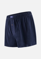 Caleçon bleu marine en jersey de coton - Fredo Marine - bleu - 5