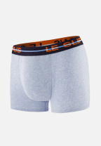 Boxer bleu en coton - Redoutable Bleu Ciel Chiné - bleu - 7
