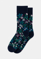 Chaussettes mi-hautes en coton - Lucas Bloom - vert - 1
