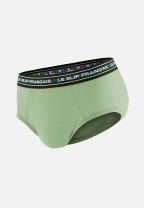 Slip vert en coton - Intrépide Vert Sauge - vert - 1