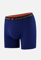 Boxer long indigo en coton - Redoutable Long Indigo - bleu - 4