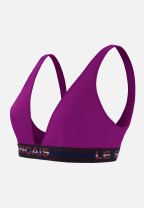 Soutien-gorge triangle violet en coton - Séduisante Violet Profond - violet - 1