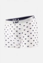 Boxer à coeur bleu marine en coton - Marius Petit Coeur Marine - blanc - 15