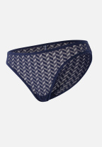 Culotte bleu marine en dentelle - Zita Marine - bleu - 1