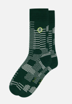 Chaussettes mi-hautes à motif pixel vert forêt en coton - Lucas Pixel Vert Forêt - vert - 2