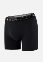 Boxer long noir en coton - Redoutable Long Noir - noir - 1