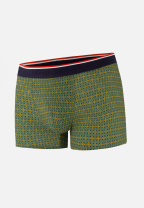 Boxer vert à motif ornement en coton - Marius Ornement Veronese - vert - 3