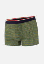 Boxer vert à motif ornement en coton - Marius Ornement Veronese - vert - 10