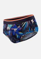 Slip bleu à motif floral en coton - Terrible Hawaï Bleu Nautique - bleu - 4